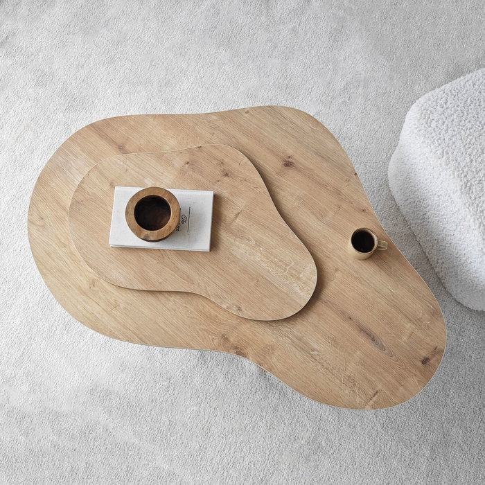Hanah Home Mesa de Centro Melted - Sapphire Oak Hanah Home Mesa de Centro Melted - Sapphire Oak